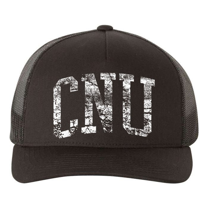 CNU Athletic Arch College University Alumni Yupoong Adult 5-Panel Trucker Hat