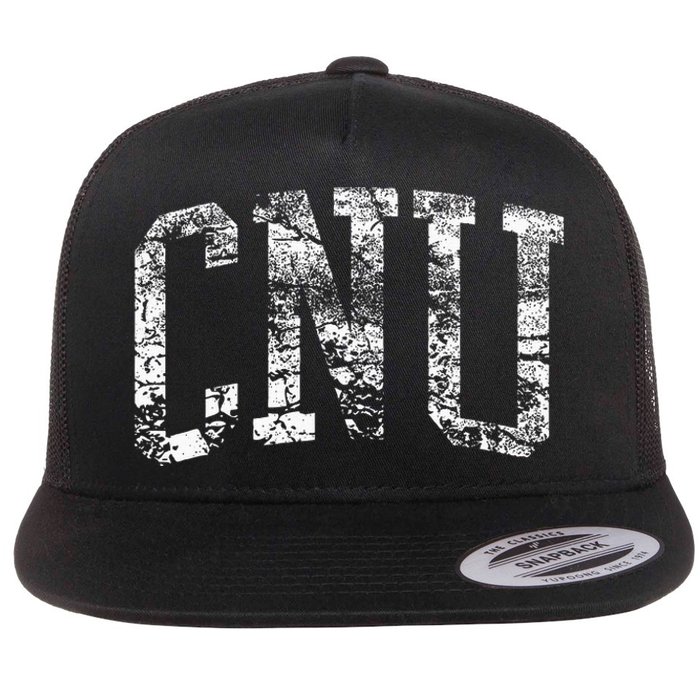 CNU Athletic Arch College University Alumni Flat Bill Trucker Hat