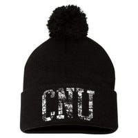 CNU Athletic Arch College University Alumni Pom Pom 12in Knit Beanie