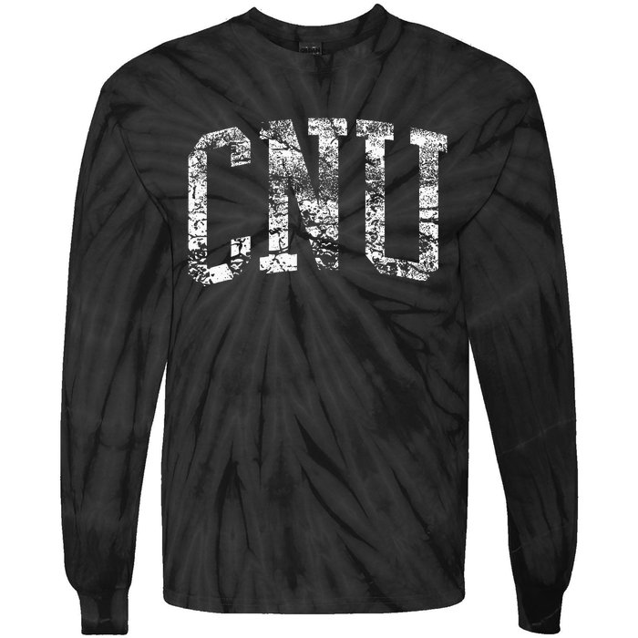 CNU Athletic Arch College University Alumni Tie-Dye Long Sleeve Shirt