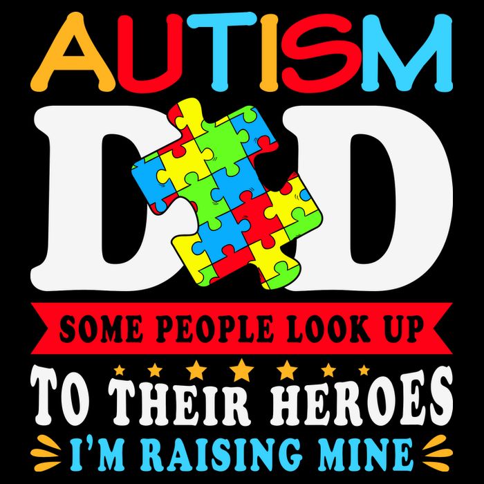 Autism Dad Autism Mom Fathers Day Autism Dad Family Matching Cooling Performance Crew T-Shirt