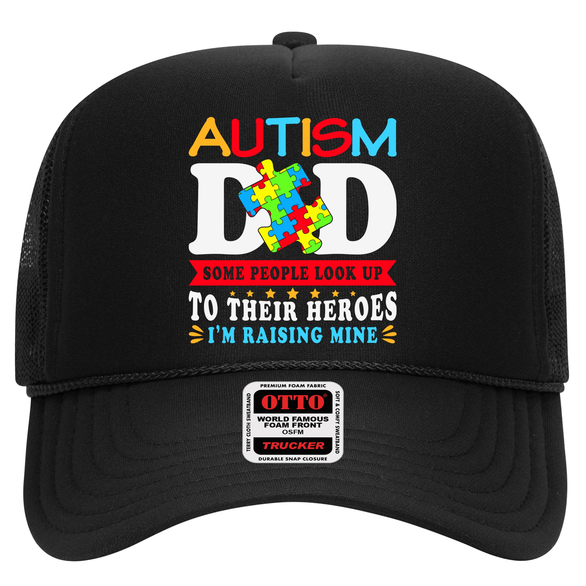 Autism Dad Autism Mom Fathers Day Autism Dad Family Matching Hat