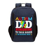 Autism Dad Autism Mom Fathers Day Autism Dad Family Matching Vector Backpack