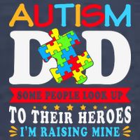 Autism Dad Autism Mom Fathers Day Autism Dad Family Matching Vector Backpack