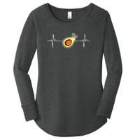 Cool Avocado Art For Women Guacamole Avocado Lovers Women's Perfect Tri Tunic Long Sleeve Shirt