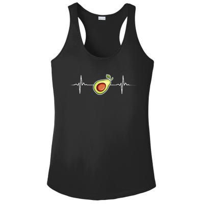 Cool Avocado Art For Women Guacamole Avocado Lovers Ladies PosiCharge Competitor Racerback Tank