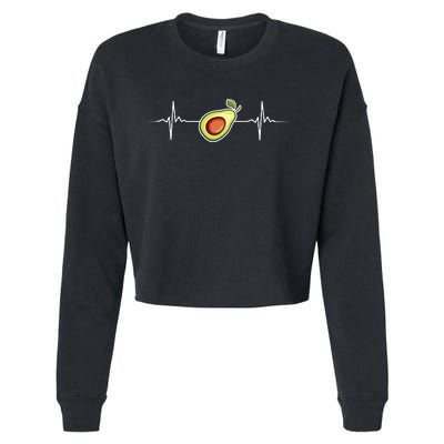 Cool Avocado Art For Women Guacamole Avocado Lovers Cropped Pullover Crew