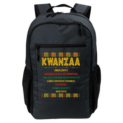 Christmas African American Happy Kwanzaa Daily Commute Backpack