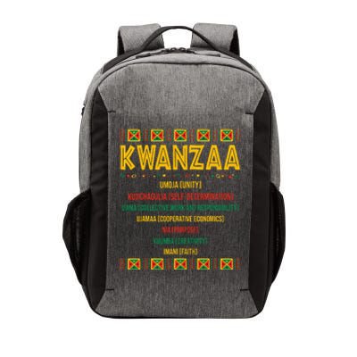 Christmas African American Happy Kwanzaa Vector Backpack