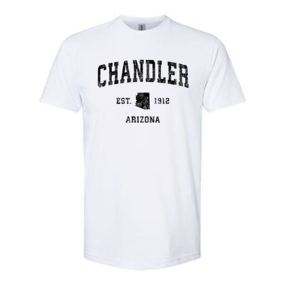 Chandler Arizona Az Vintage Athletic Sports Softstyle® CVC T-Shirt