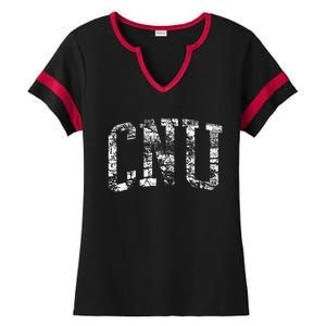 CNU Athletic Arch College University Alumni Ladies Halftime Notch Neck Tee