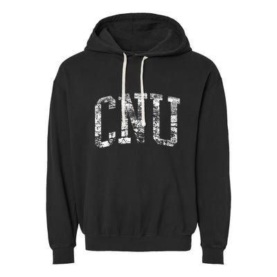 CNU Athletic Arch College University Alumni Garment-Dyed Fleece Hoodie