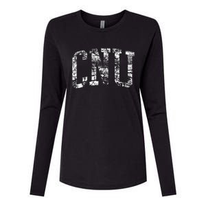 CNU Athletic Arch College University Alumni Womens Cotton Relaxed Long Sleeve T-Shirt