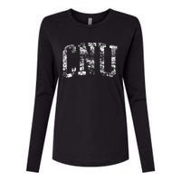 CNU Athletic Arch College University Alumni Womens Cotton Relaxed Long Sleeve T-Shirt