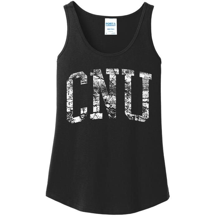 CNU Athletic Arch College University Alumni Ladies Essential Tank