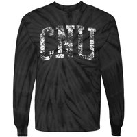 CNU Athletic Arch College University Alumni Tie-Dye Long Sleeve Shirt