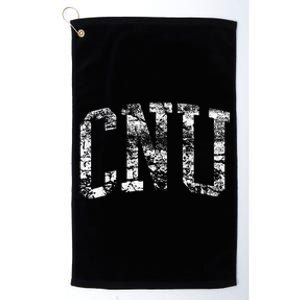 CNU Athletic Arch College University Alumni Platinum Collection Golf Towel