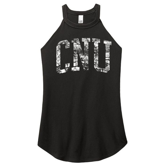 CNU Athletic Arch College University Alumni Women's Perfect Tri Rocker Tank