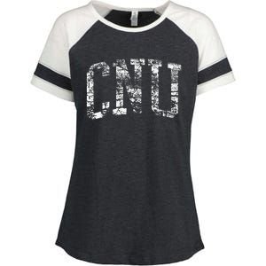 CNU Athletic Arch College University Alumni Enza Ladies Jersey Colorblock Tee