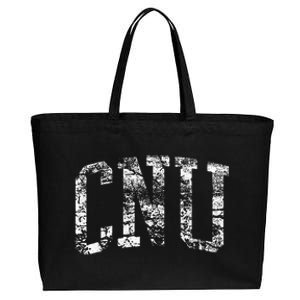 CNU Athletic Arch College University Alumni Cotton Canvas Jumbo Tote