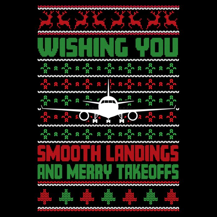 Christmas Aviator Airplane Santa Claus Aviation Christmas 16 in Basic Backpack