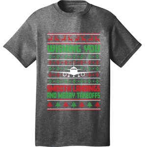 Christmas Aviator Airplane Santa Claus Aviation Christmas T-Shirt