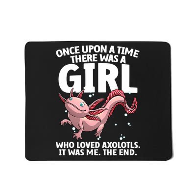 Cool Axolotl Art For Women Salamander Axolotl Lover Mousepad