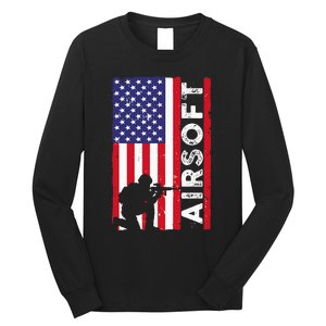 Cute Airsoft Art For Airsoft Player Airsofter Long Sleeve Shirt