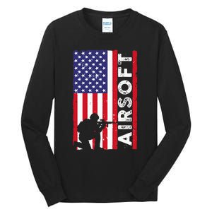 Cute Airsoft Art For Airsoft Player Airsofter Tall Long Sleeve T-Shirt