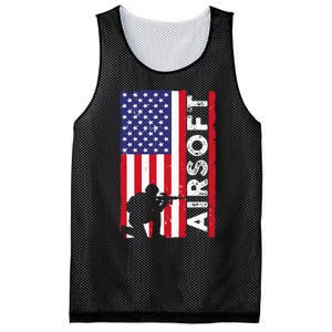 Cute Airsoft Art For Airsoft Player Airsofter Mesh Reversible Basketball Jersey Tank