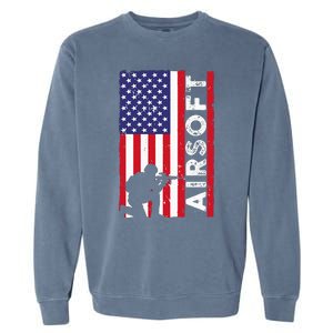 Cute Airsoft Art For Airsoft Player Airsofter Garment-Dyed Sweatshirt