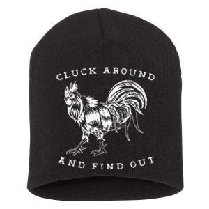 Cluck Around and Discover Chicken Comedy Short Acrylic Beanie