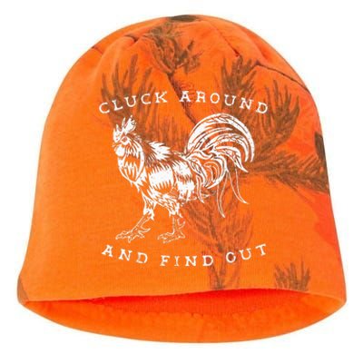 Cluck Around and Discover Chicken Comedy Kati - Camo Knit Beanie