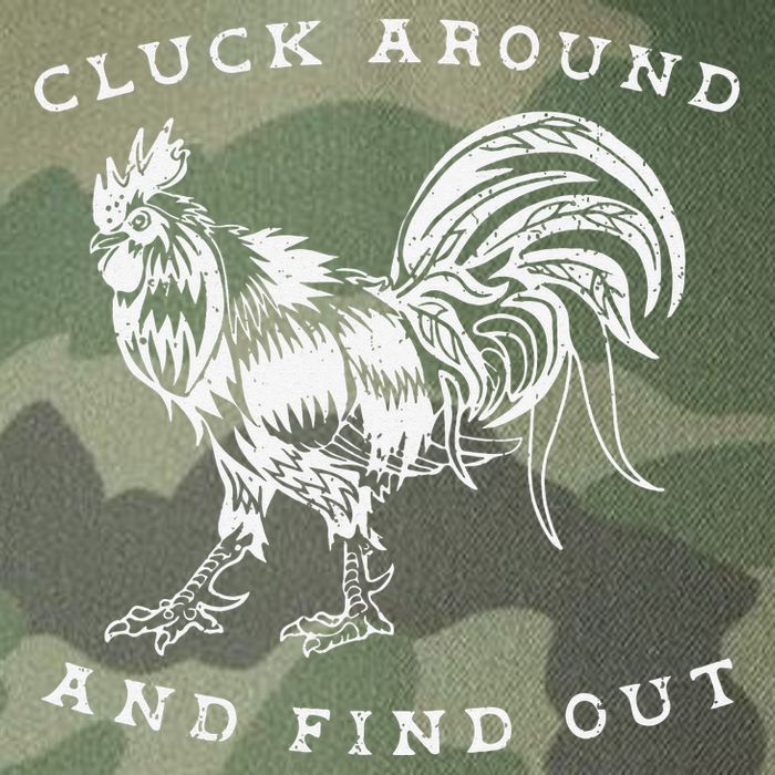 Cluck Around And Find Out Funny Chicken Adult Humor Legacy Tie Dye Trucker Hat