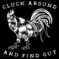 Cluck Around And Find Out Funny Chicken Adult Humor Flatbill Hat