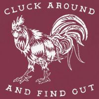 Cluck Around And Find Out Funny Chicken Adult Humor 16oz Travel Tumbler