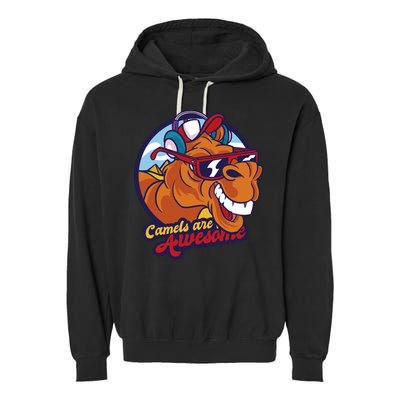 Camels Are Awesome Garment-Dyed Fleece Hoodie