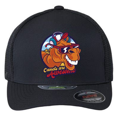 Camels Are Awesome Flexfit Unipanel Trucker Cap