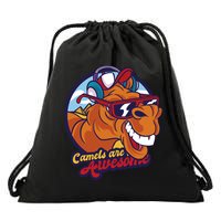 Camels Are Awesome Drawstring Bag