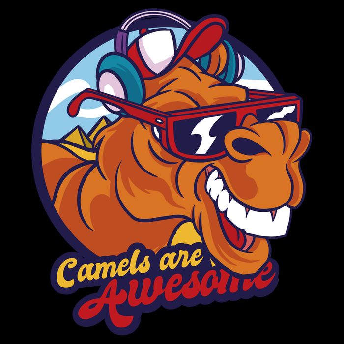 Camels Are Awesome Drawstring Bag