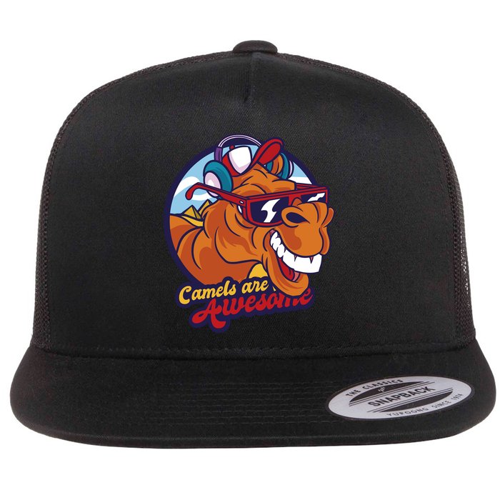 Camels Are Awesome Flatbill Hat