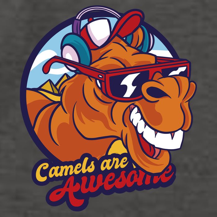 Camels Are Awesome Vector Backpack