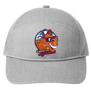 Camels Are Awesome 7-Panel Snapback Hat