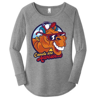 Camels Are Awesome Women's Perfect Tri Tunic Long Sleeve Shirt