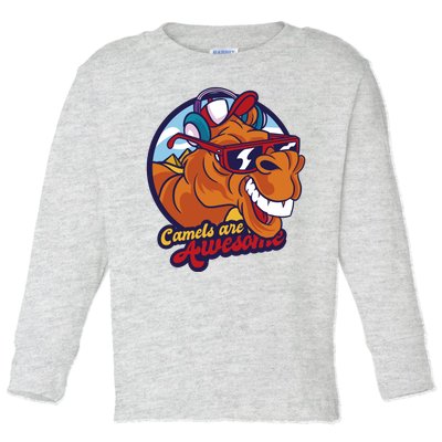 Camels Are Awesome Toddler Long Sleeve Shirt