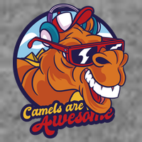 Camels Are Awesome Women's Crop Top Tee