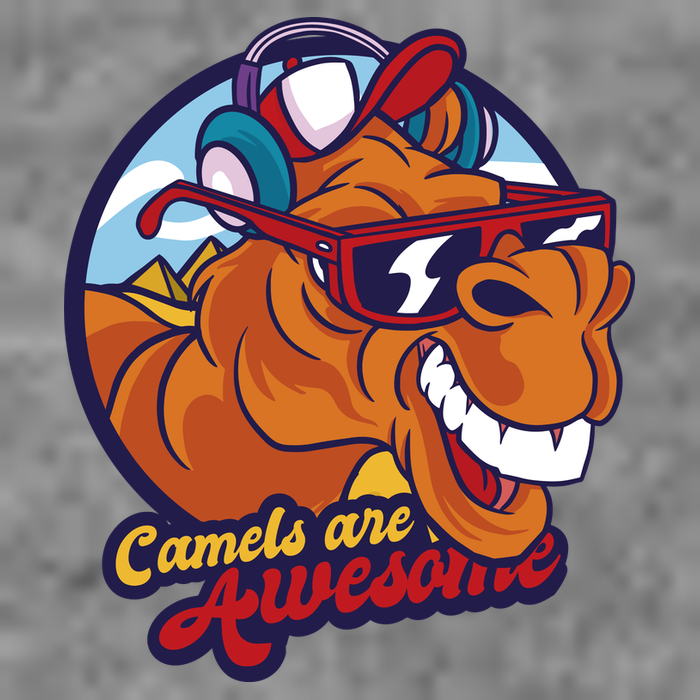Camels Are Awesome Women's Crop Top Tee
