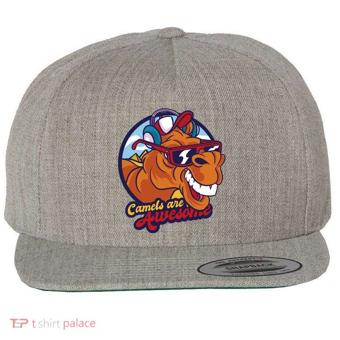 Camels Are Awesome Wool Snapback Cap