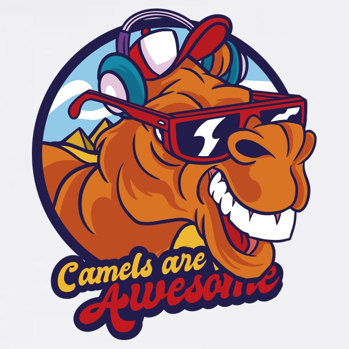 Camels Are Awesome Garment-Dyed Sweatshirt
