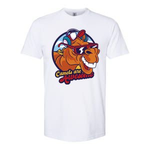 Camels Are Awesome Softstyle CVC T-Shirt